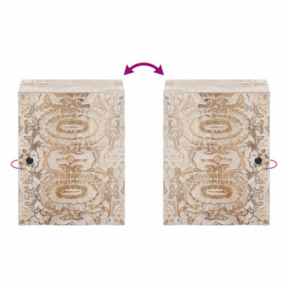 Mobile Appeso da Bagno con porta Bianco 38 x 33,5 x 48 cm | homemem39