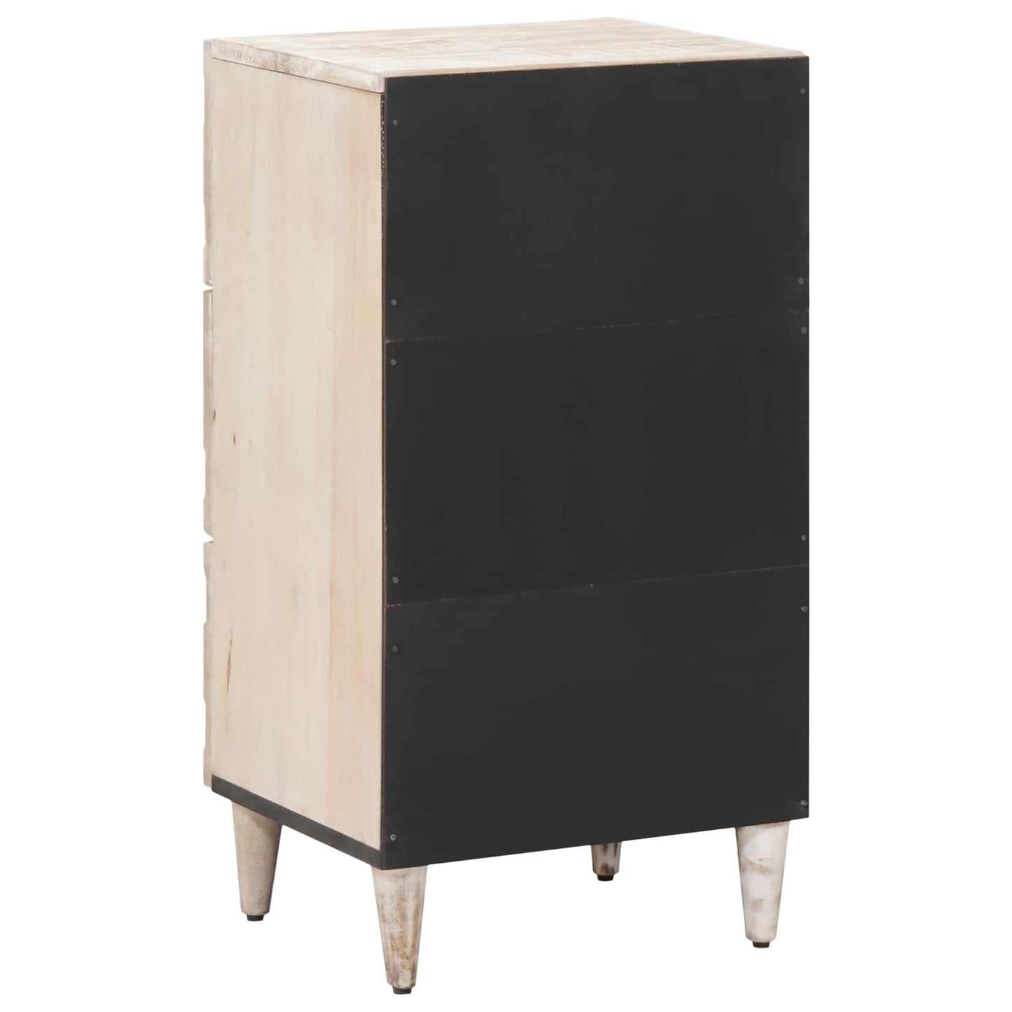 Credenza Bianco 40 x 33,5 x 75 cm Legno di mango massello | homemem39