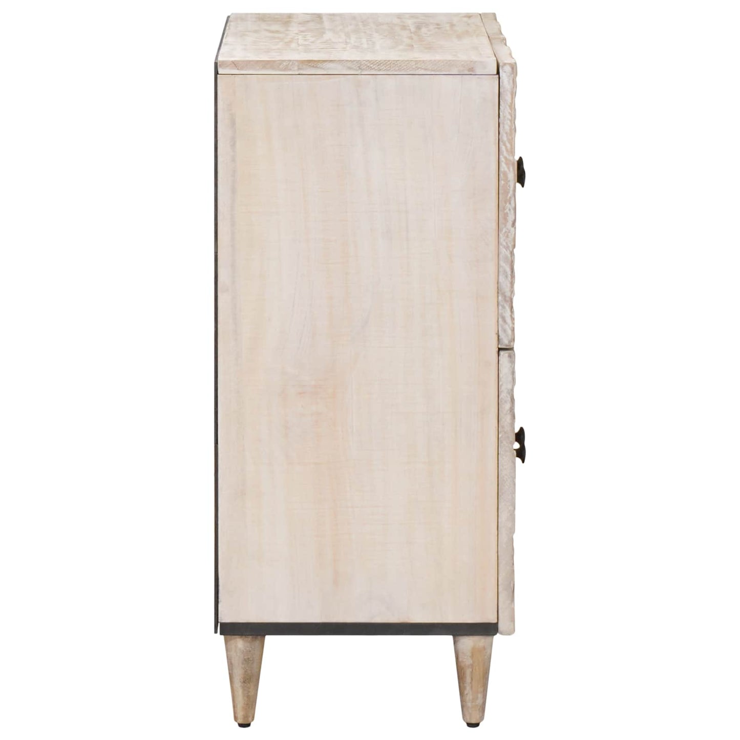 Credenza Bianco 60 x 33,5 x 75 cm Legno di mango massello | homemem39