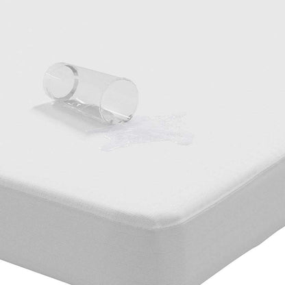 Coprimaterasso Bianco 160x220 cm Impermeabile