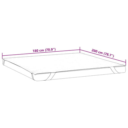 Coprimaterasso Bianco 180x200 cm Impermeabile - homemem39