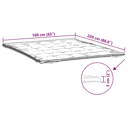 Coprimaterasso Bianco 160x220 cm - homemem39