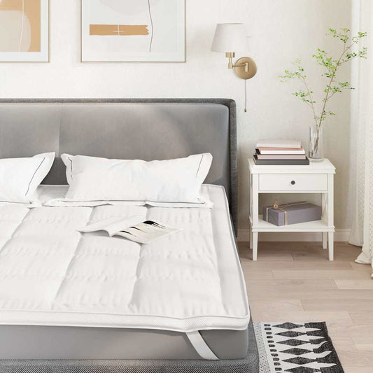 Coprimaterasso Bianco 160x220 cm - homemem39