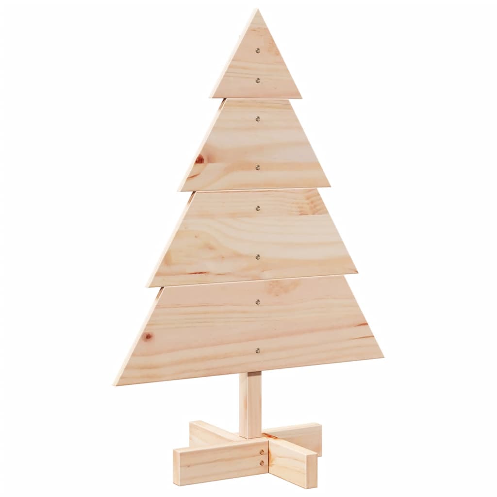 Albero di Natale Decorativo in Legno 70 cm in Legno Massello - homemem39