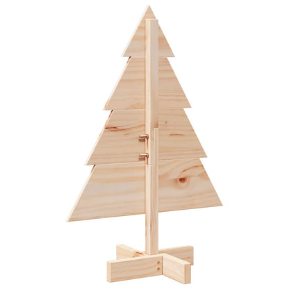 Albero di Natale Decorativo in Legno 70 cm in Legno Massello - homemem39