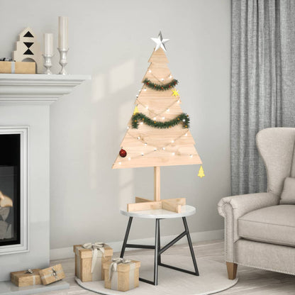 Albero di Natale Decorativo in Legno 110 cm in Legno Massello - homemem39