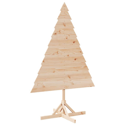 Albero di Natale Decorativo in Legno 180 cm in Legno Massello