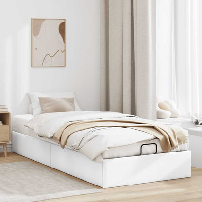Struttura Letto Pouf senza Materasso 90x190 cm Similpelle