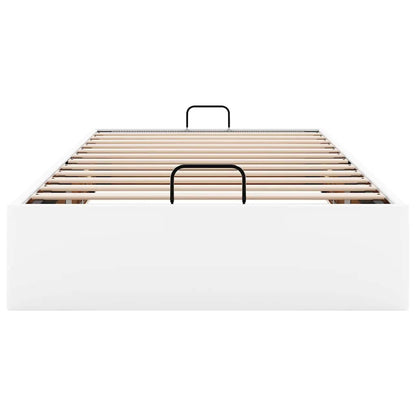Struttura Letto Pouf senza Materasso Bianco 90x200cm Similpelle | homemem39