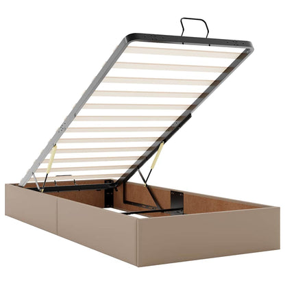 Struttura Letto Pouf senza Materasso 90x200 cm Similpelle