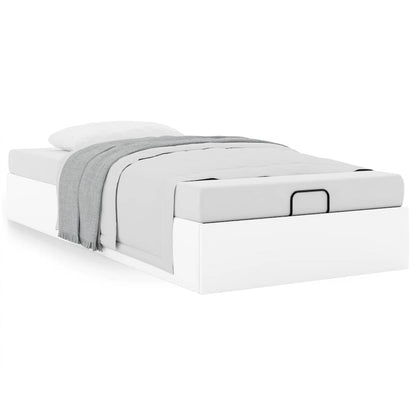 Struttura Letto Pouf senza Materasso 100x200 cm Similpelle