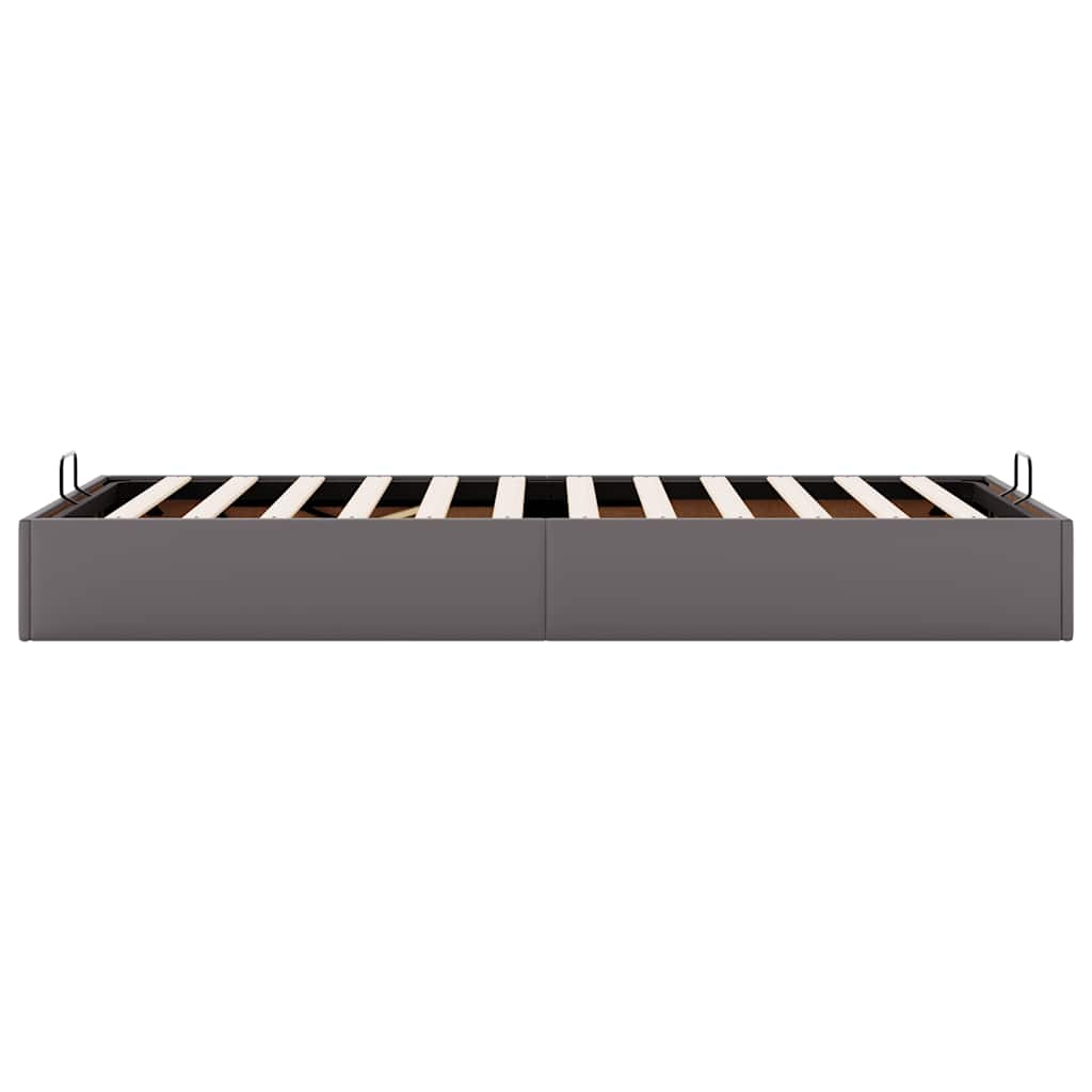 Struttura Letto Pouf senza Materasso 100x200 cm Similpelle