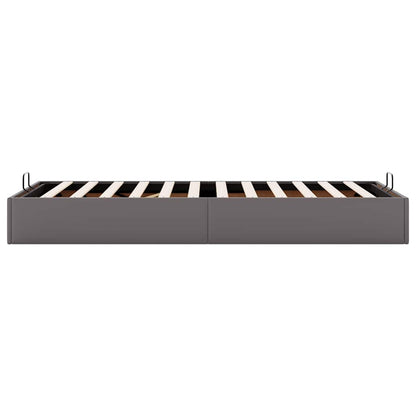 Struttura Letto Pouf senza Materasso 100x200 cm Similpelle