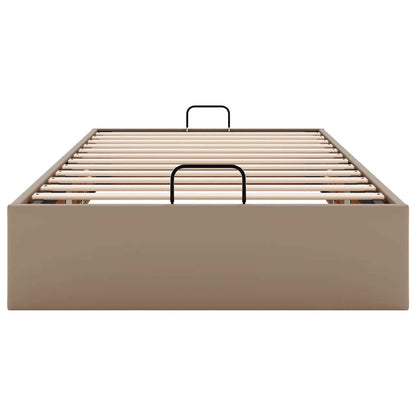 Struttura Letto Pouf senza Materasso 100x200 cm Similpelle