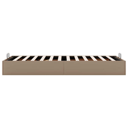 Struttura Letto Pouf senza Materasso 100x200 cm Similpelle