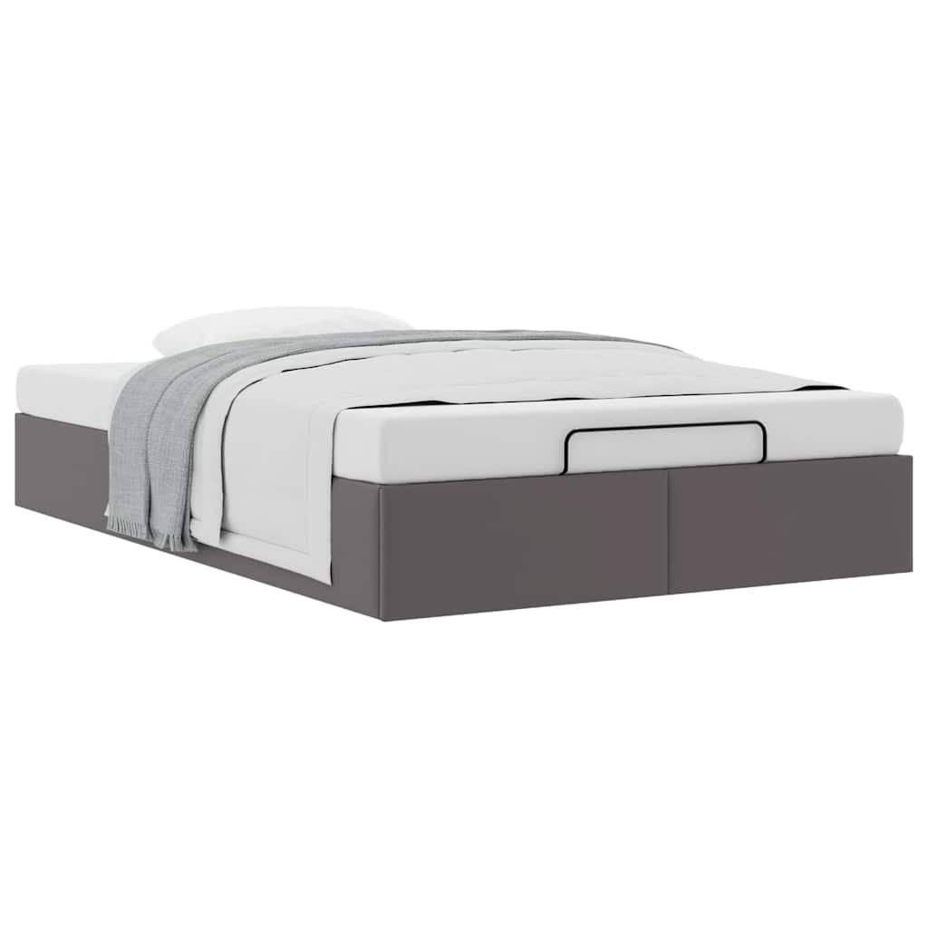 Struttura Letto Pouf senza Materasso 120x190 cm Similpelle | homemem39
