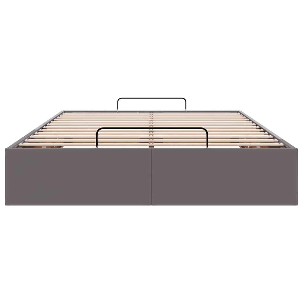 Struttura Letto Pouf senza Materasso 120x190 cm Similpelle | homemem39