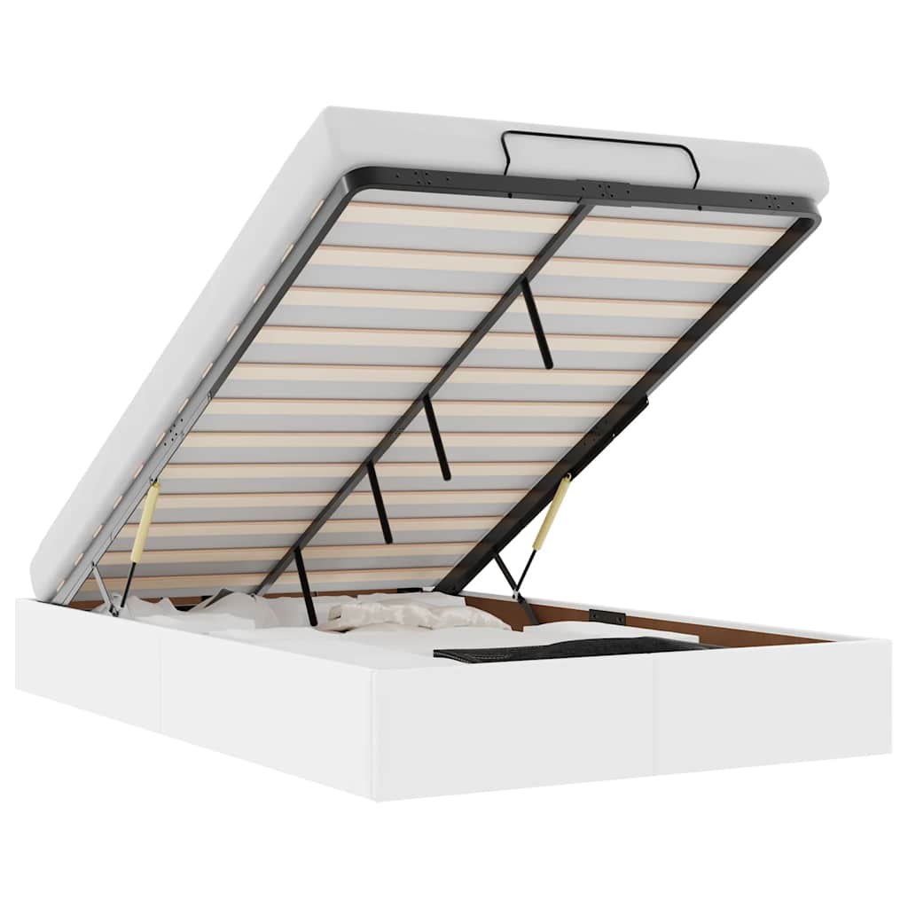 Struttura Letto Pouf senza Materasso 120x200 cm Similpelle