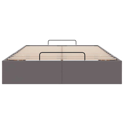 Struttura Letto Pouf senza Materasso 120x200 cm Similpelle | homemem39