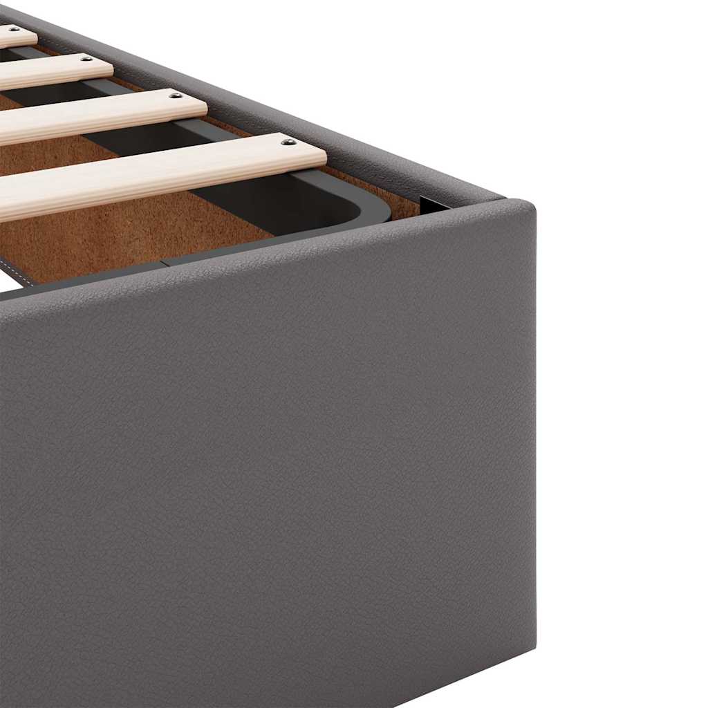 Struttura Letto Pouf senza Materasso 120x200 cm Similpelle | homemem39