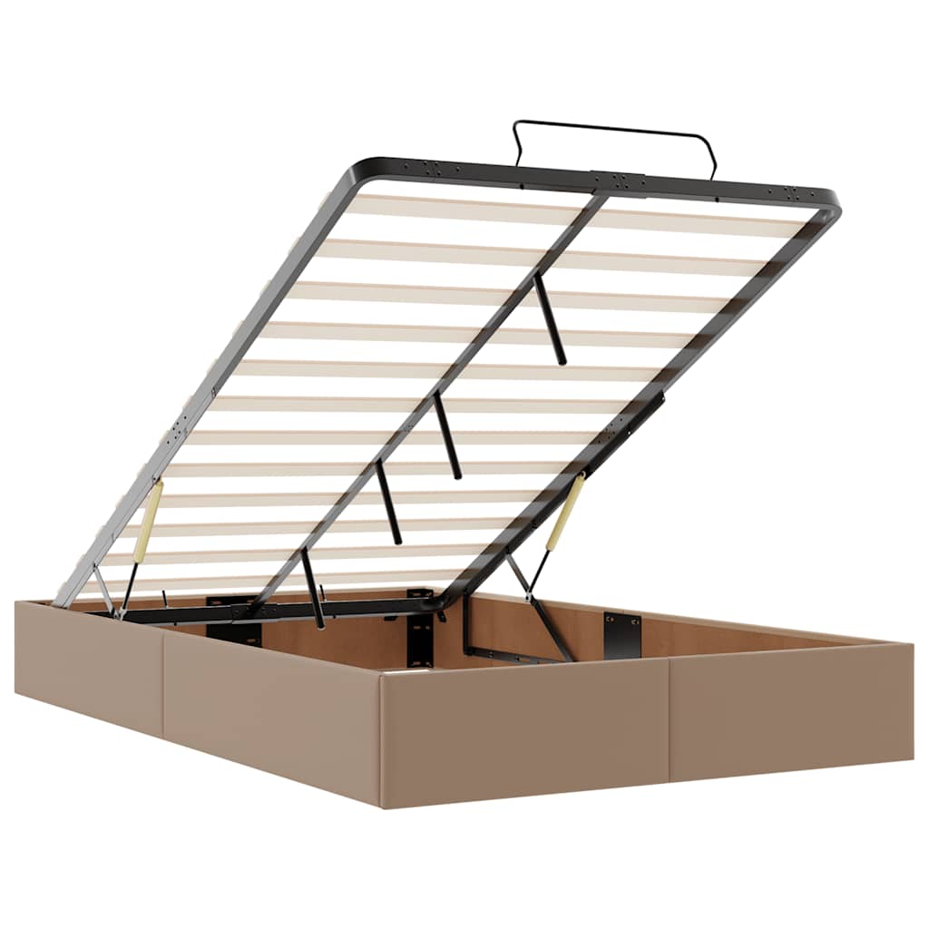 Struttura Letto Pouf senza Materasso 120x200 cm Similpelle