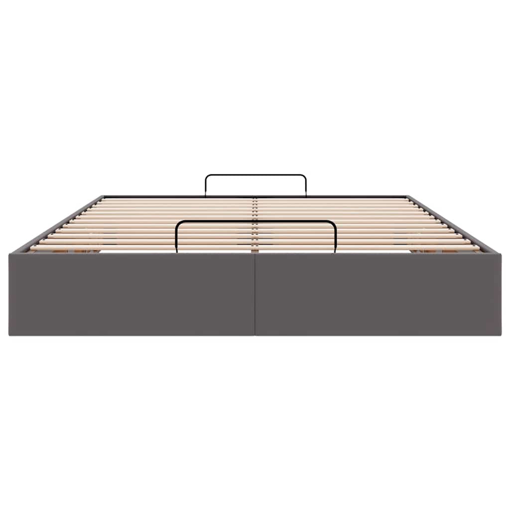 Struttura Letto Pouf senza Materasso 140x190 cm Similpelle