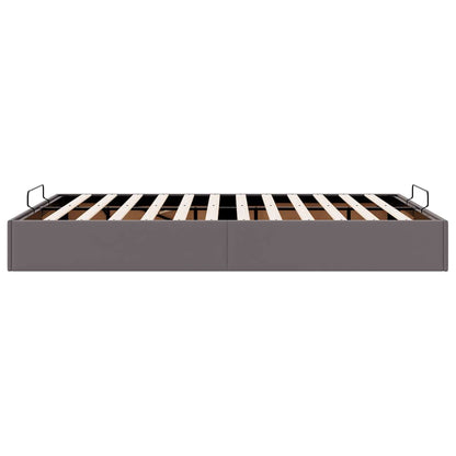 Struttura Letto Pouf senza Materasso 140x190 cm Similpelle