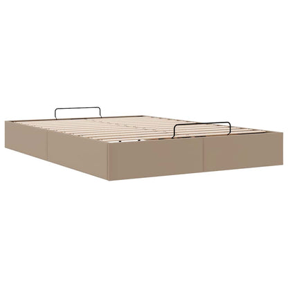 Struttura Letto Pouf senza Materasso 140x190 cm Similpelle | homemem39