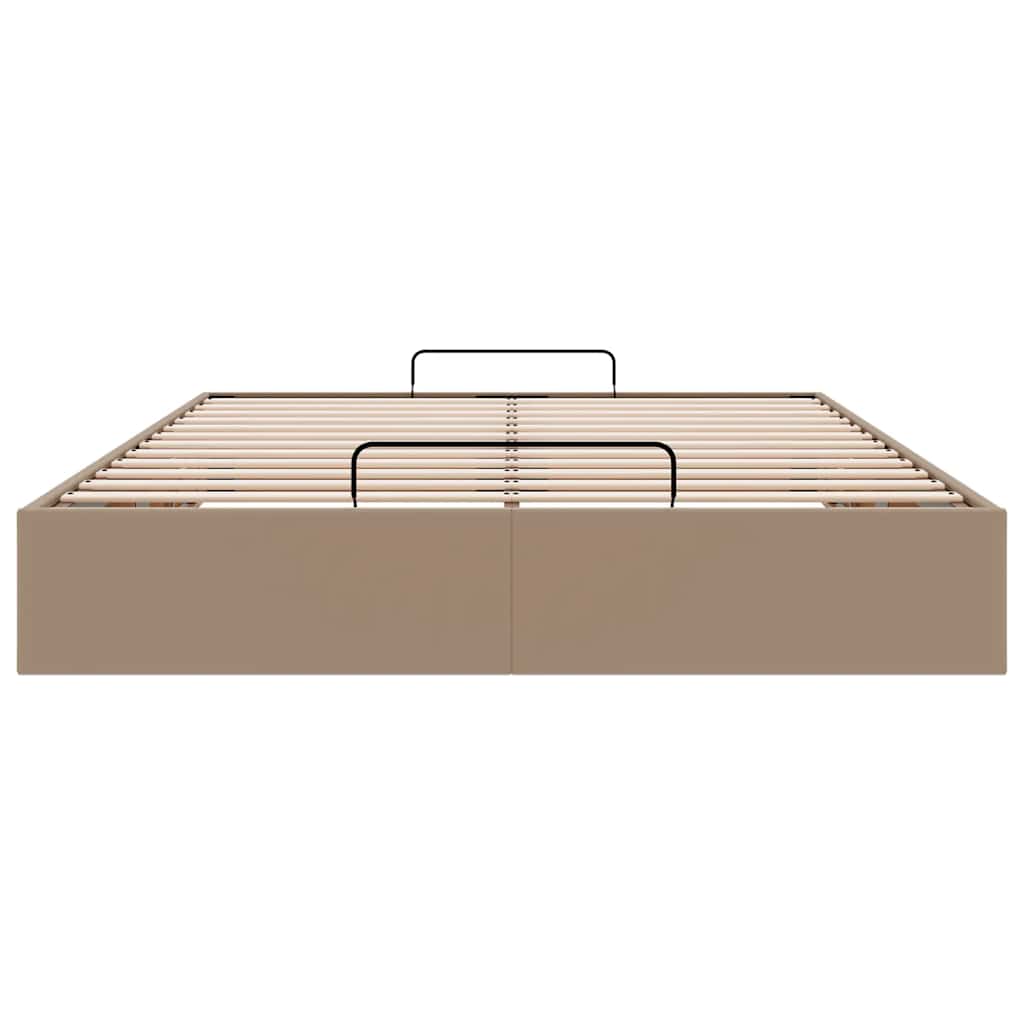 Struttura Letto Pouf senza Materasso 140x190 cm Similpelle | homemem39