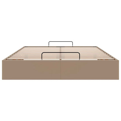 Struttura Letto Pouf senza Materasso 140x190 cm Similpelle | homemem39