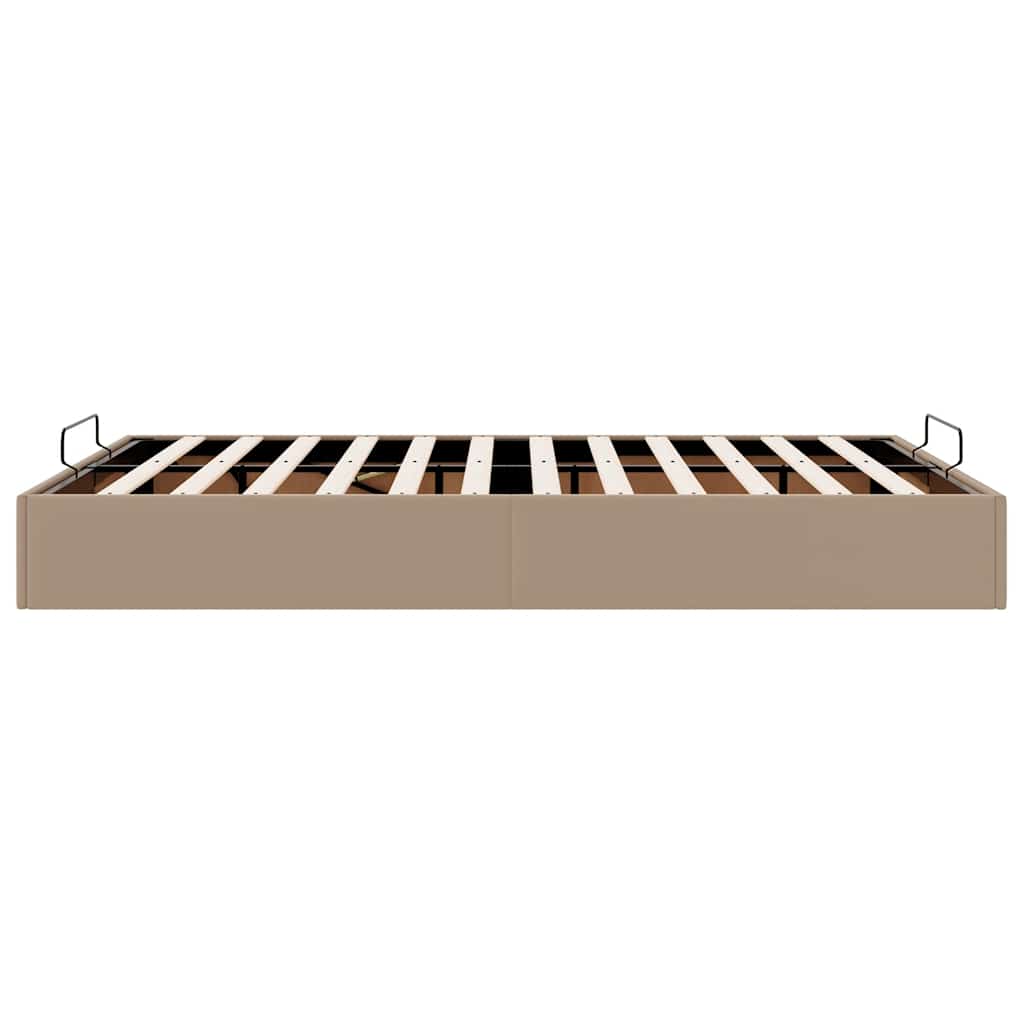 Struttura Letto Pouf senza Materasso 140x190 cm Similpelle | homemem39