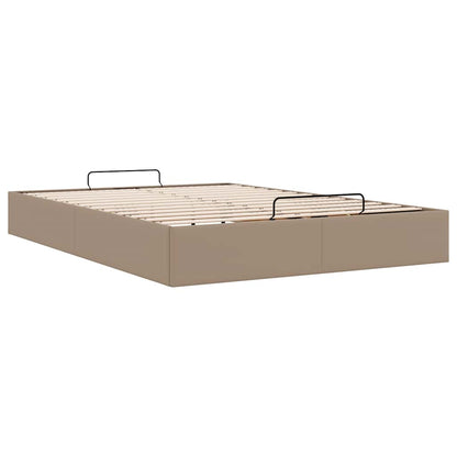 Struttura Letto Pouf senza Materasso 140x190 cm Similpelle | homemem39