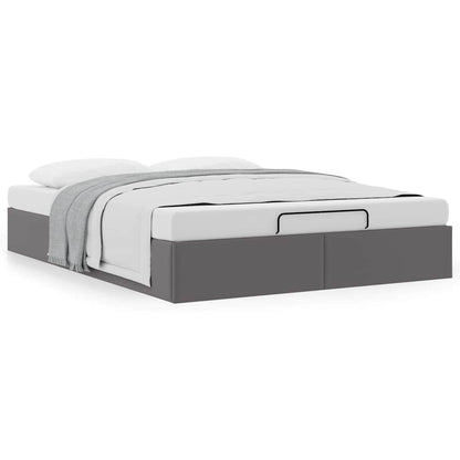 Struttura Letto Pouf senza Materasso 140x200 cm Similpelle