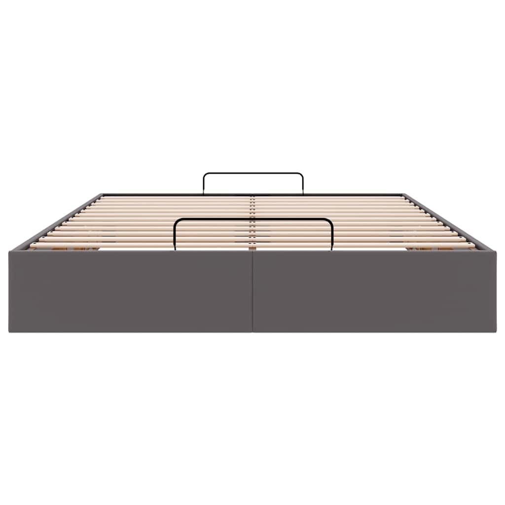 Struttura Letto Pouf senza Materasso 140x200 cm Similpelle