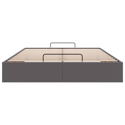 Struttura Letto Pouf senza Materasso 140x200 cm Similpelle