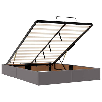 Struttura Letto Pouf senza Materasso 140x200 cm Similpelle - homemem39