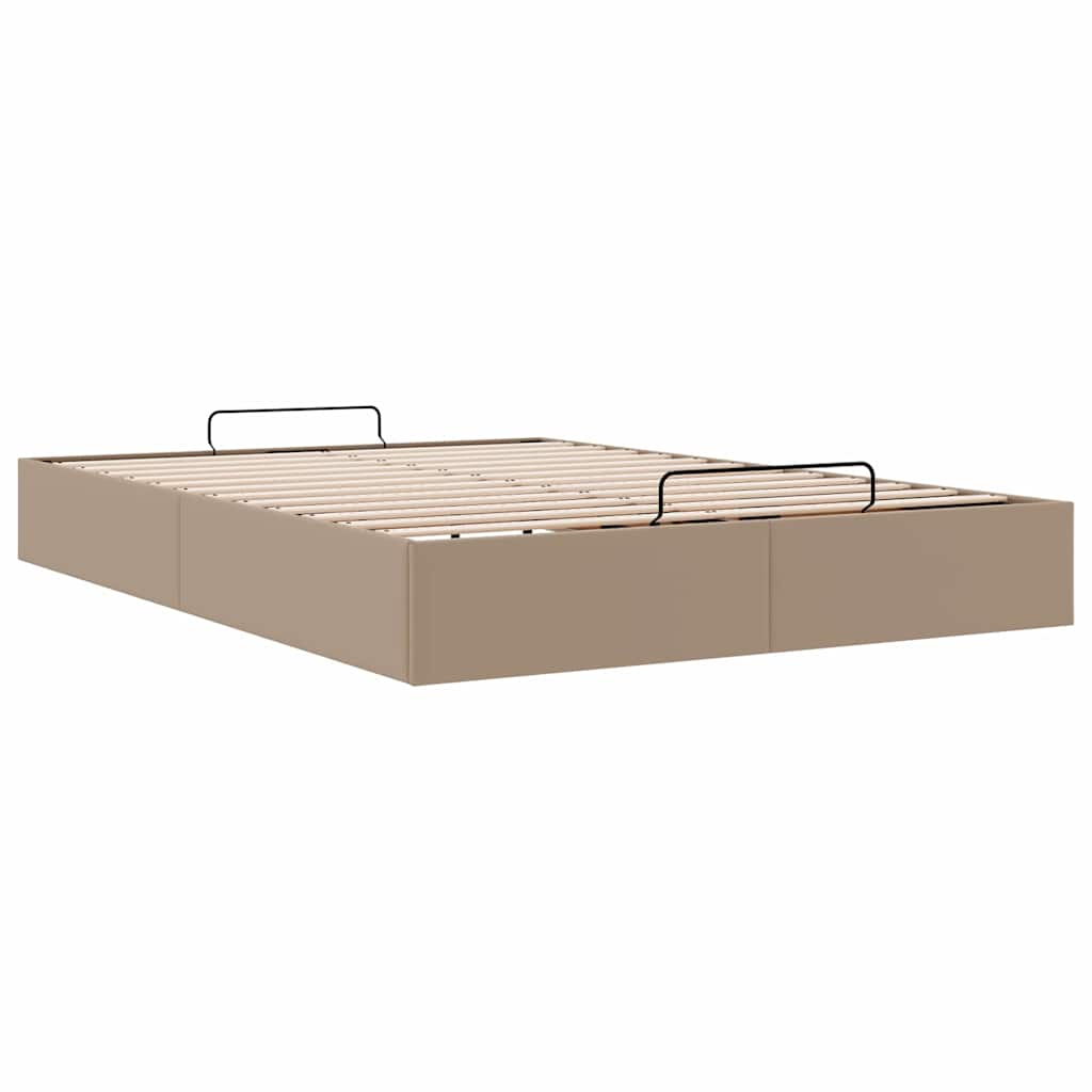 Struttura Letto Pouf senza Materasso 140x200 cm Similpelle | homemem39