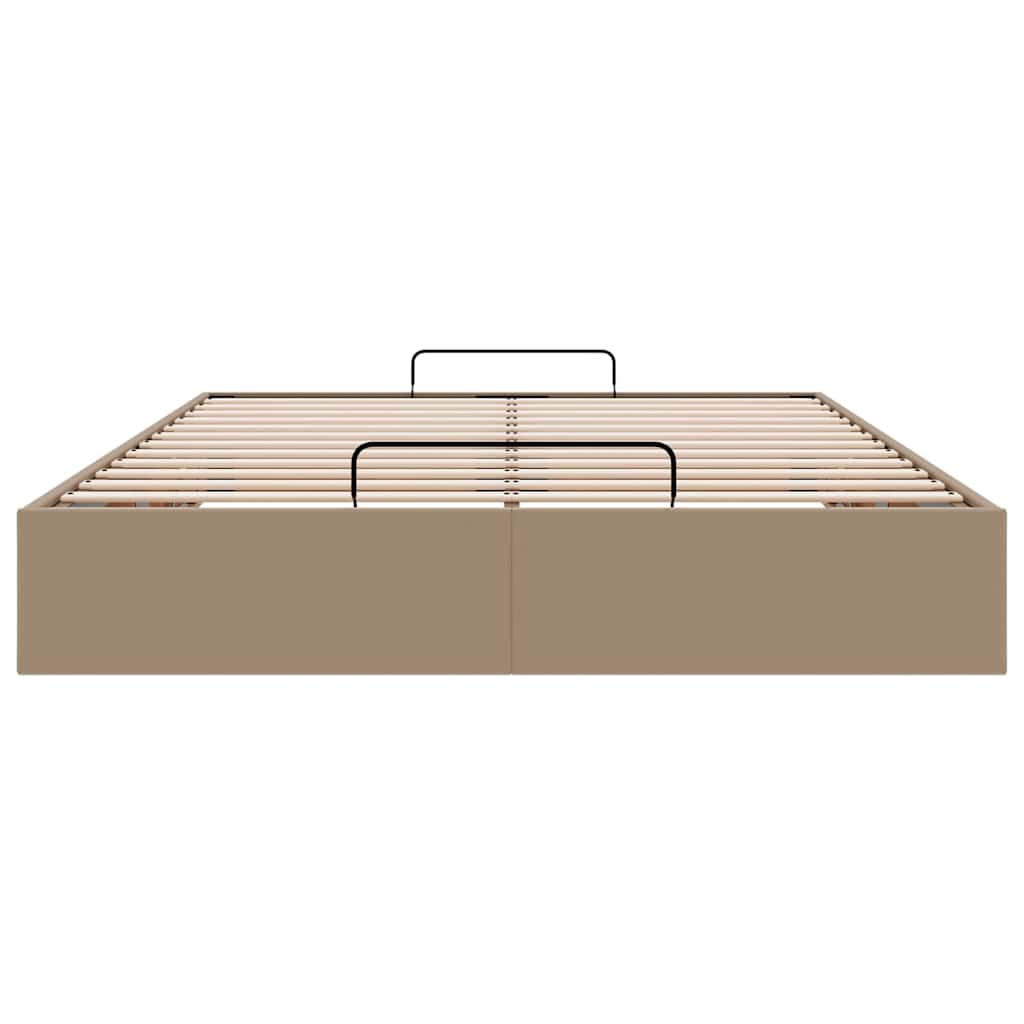 Struttura Letto Pouf senza Materasso 140x200 cm Similpelle | homemem39