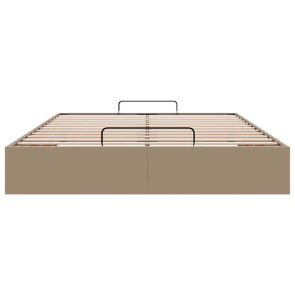 Struttura Letto Pouf senza Materasso 140x200 cm Similpelle | homemem39