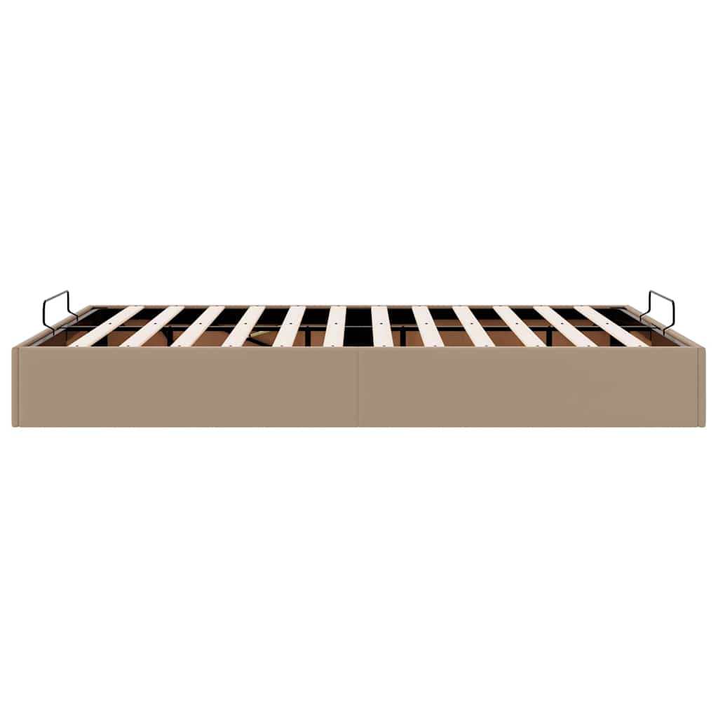 Struttura Letto Pouf senza Materasso 140x200 cm Similpelle | homemem39