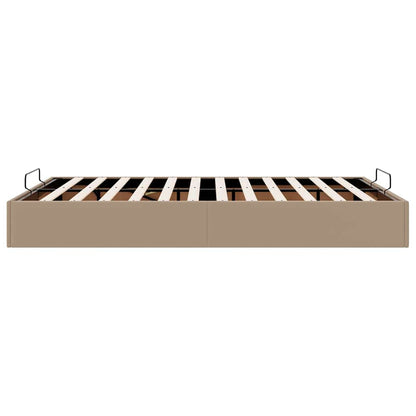 Struttura Letto Pouf senza Materasso 140x200 cm Similpelle | homemem39