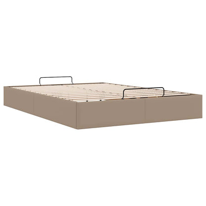 Struttura Letto Pouf senza Materasso 140x200 cm Similpelle | homemem39