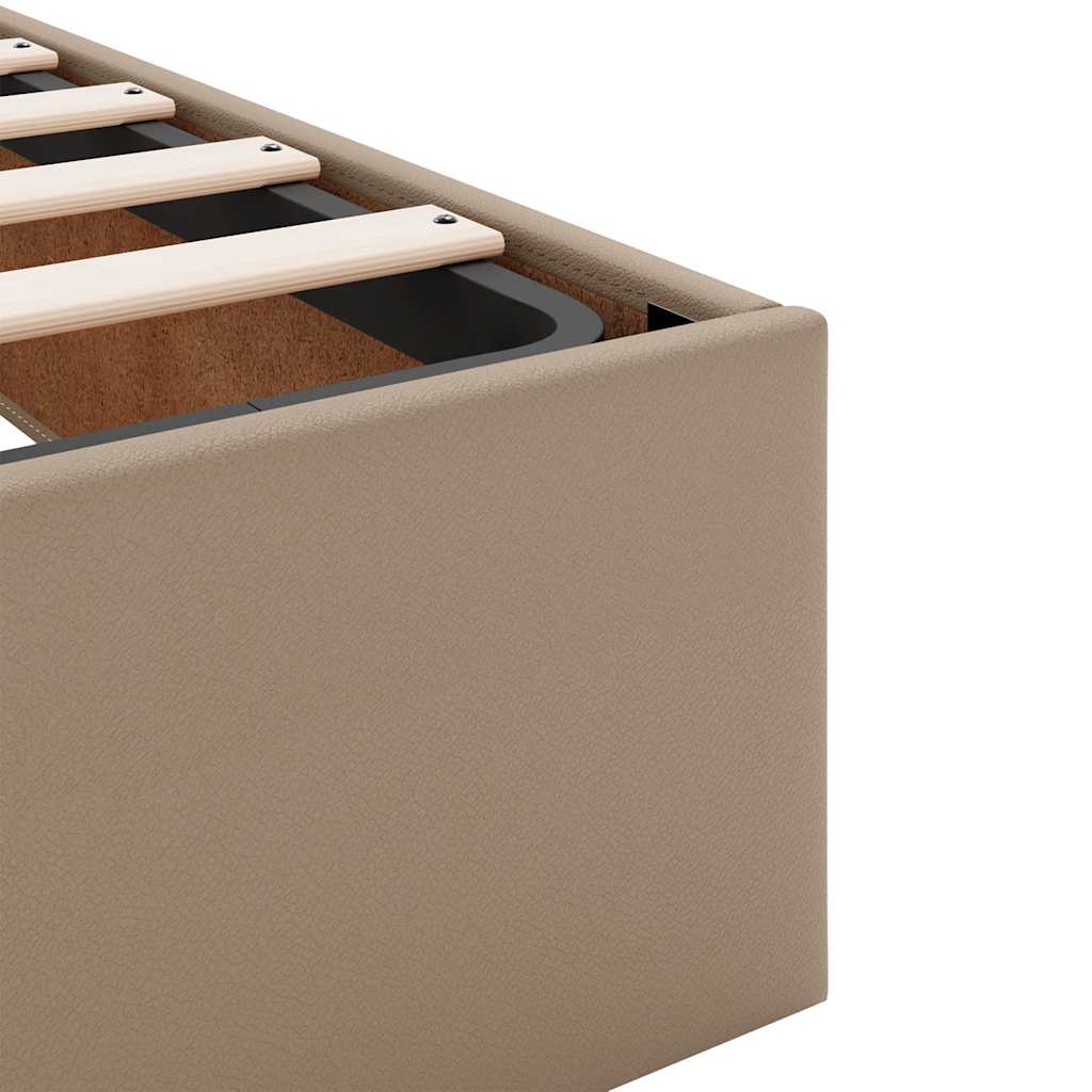 Struttura Letto Pouf senza Materasso 140x200 cm Similpelle | homemem39
