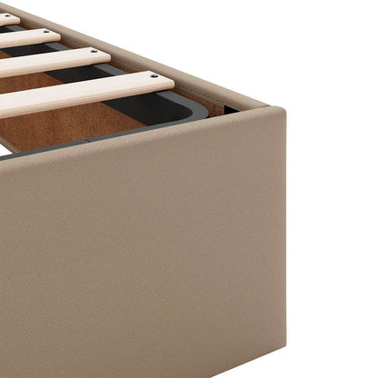 Struttura Letto Pouf senza Materasso 140x200 cm Similpelle | homemem39