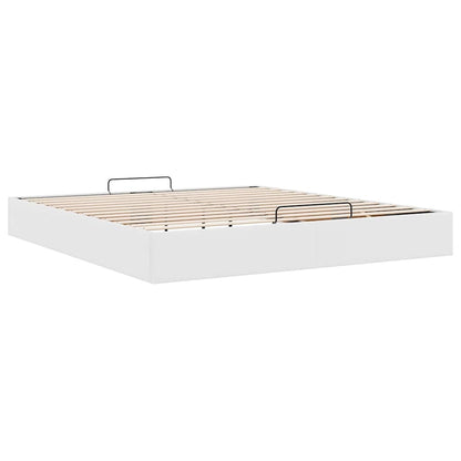 Struttura Letto Pouf senza Materasso 160x200 cm Similpelle