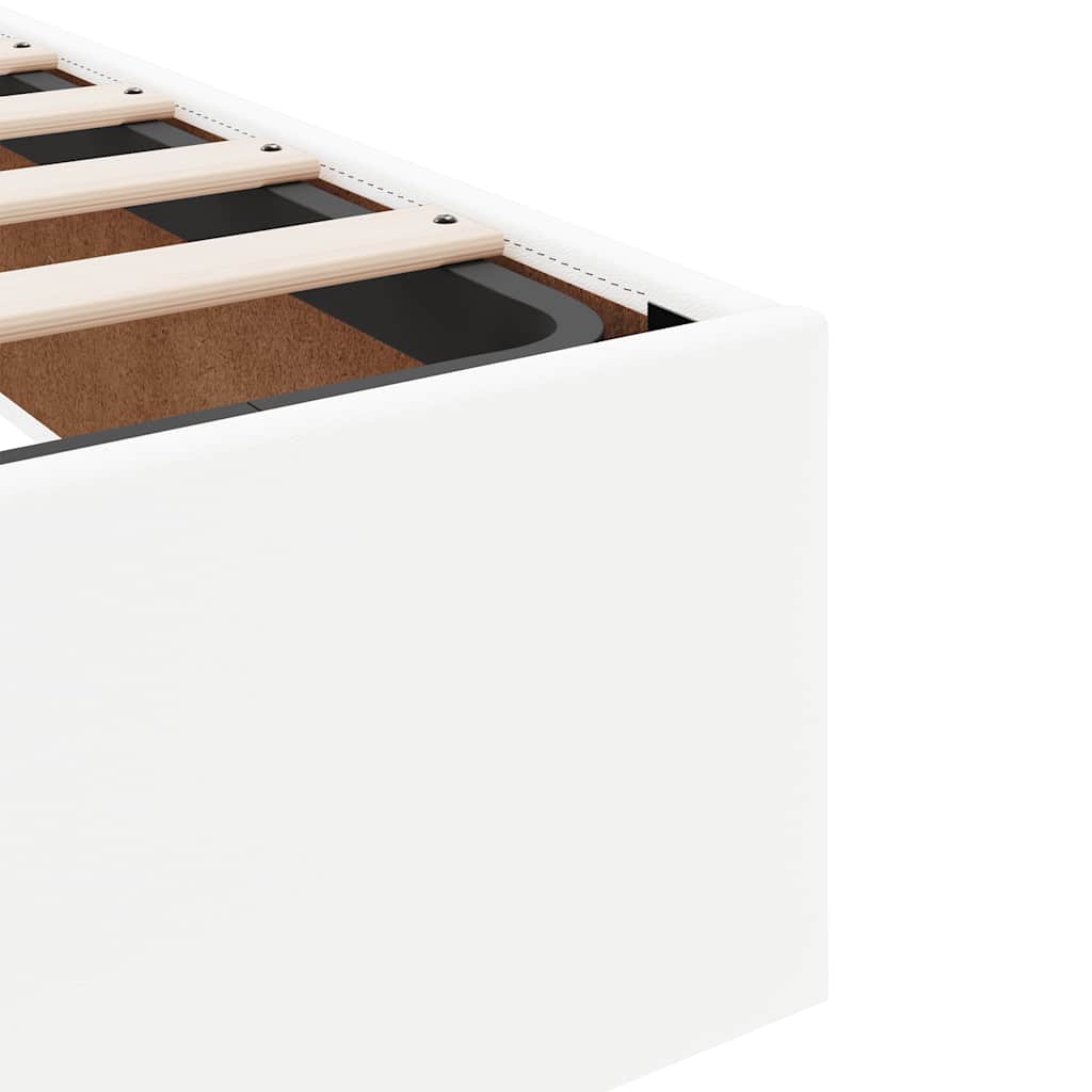 Struttura Letto Pouf senza Materasso 180x200 cm Similpelle | homemem39