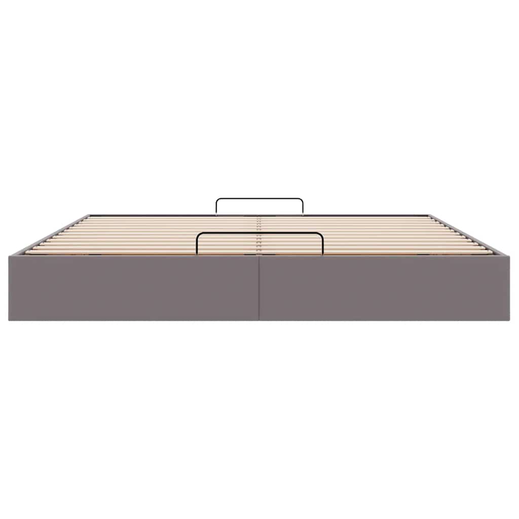 Struttura Letto Pouf senza Materasso 180x200 cm Similpelle | homemem39