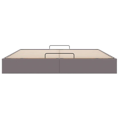 Struttura Letto Pouf senza Materasso 180x200 cm Similpelle | homemem39