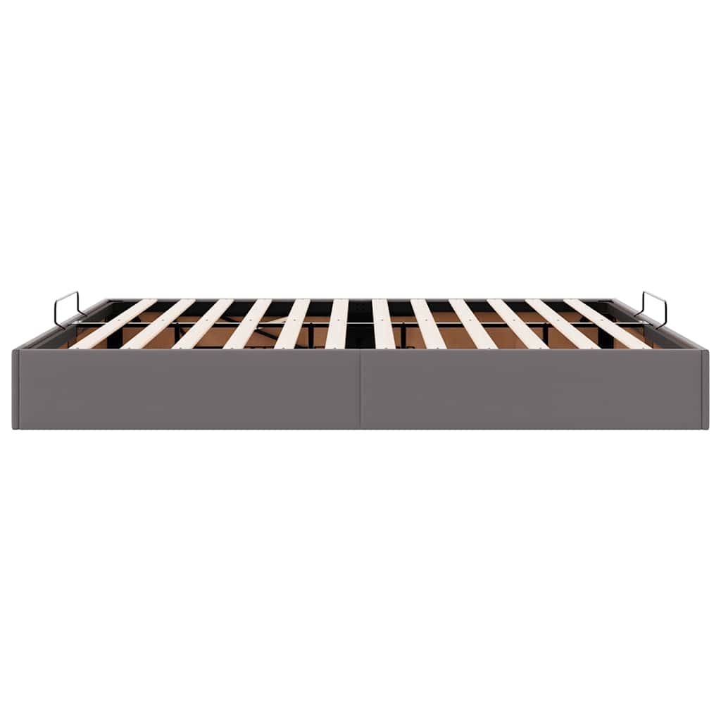 Struttura Letto Pouf senza Materasso 180x200 cm Similpelle | homemem39