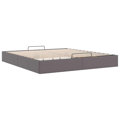 Struttura Letto Pouf senza Materasso 180x200 cm Similpelle | homemem39